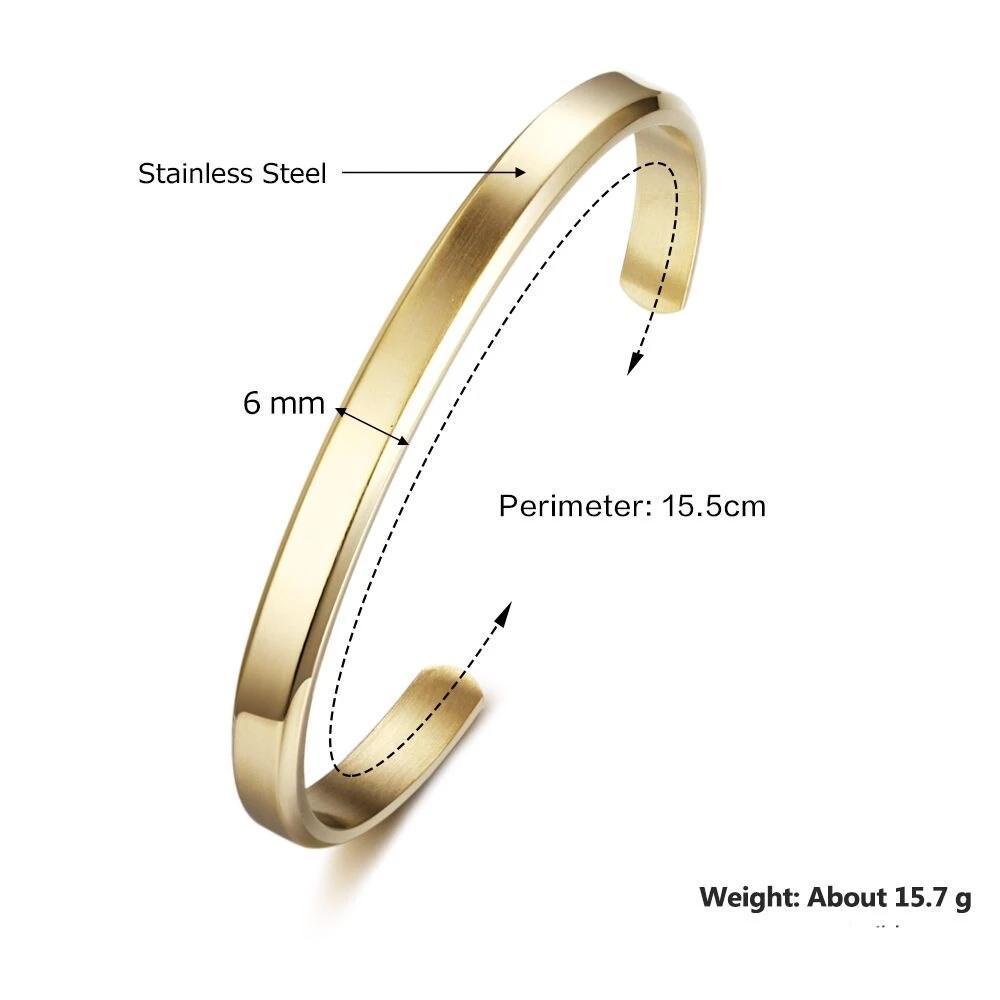 Bangle Bracelet Set of 7 Bangles, Stacking Bangle Semanario Stainless Steel  Gold | eBay